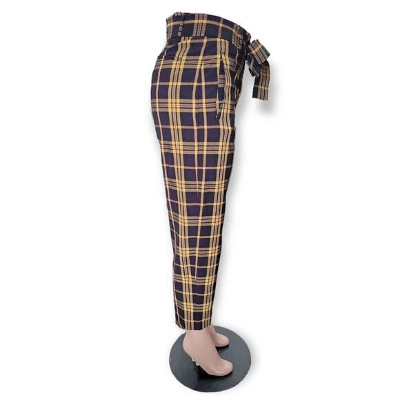 Aritzia Wilfred Women's Darontal Plaid Trouser Pants Size‎ 6 High Rise Career - Picture 8 of 12